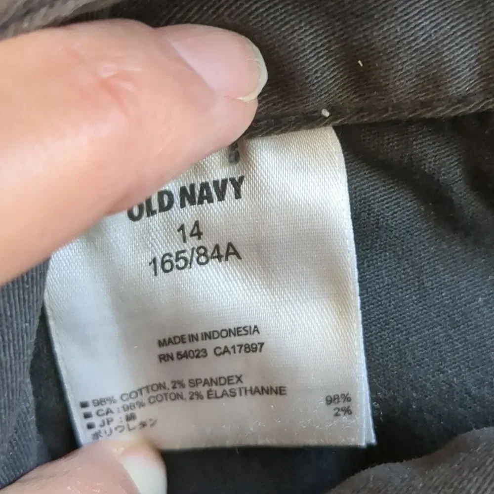 Old Navy Gray Denim Skirt Size 14 - Picture 3 of 8